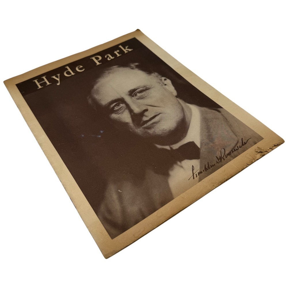 Hyde‎ Park Franklin Delano Roosevelt Historic Booklet Vintage 1930s